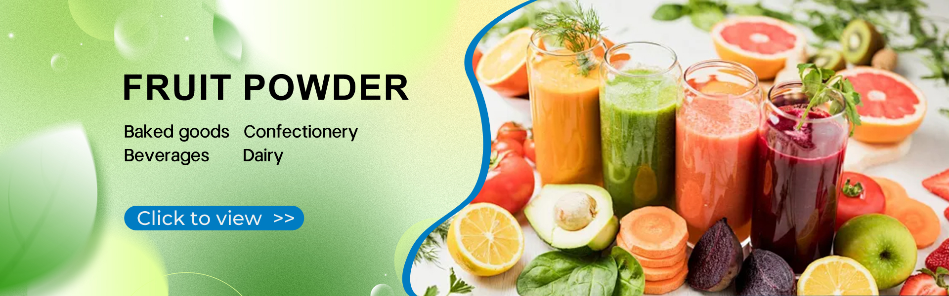 Fruit Powder for Baked Goods, Confectionery, Beverages, Dairy