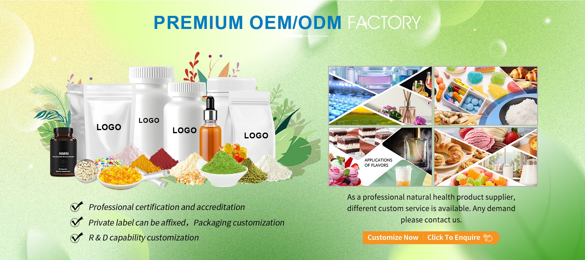 Premium OEM ODM Factory - Private Label and Custom Manufacturing