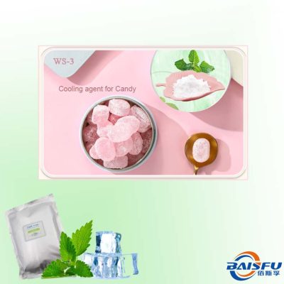Cooling Agent WS-3 Powder Food Grade N-Ethyl-p-Menthane-3-Carboxamide Cooling Flavor Ingredient for Candy, Beverages, Oral Care and Confectionery Applications